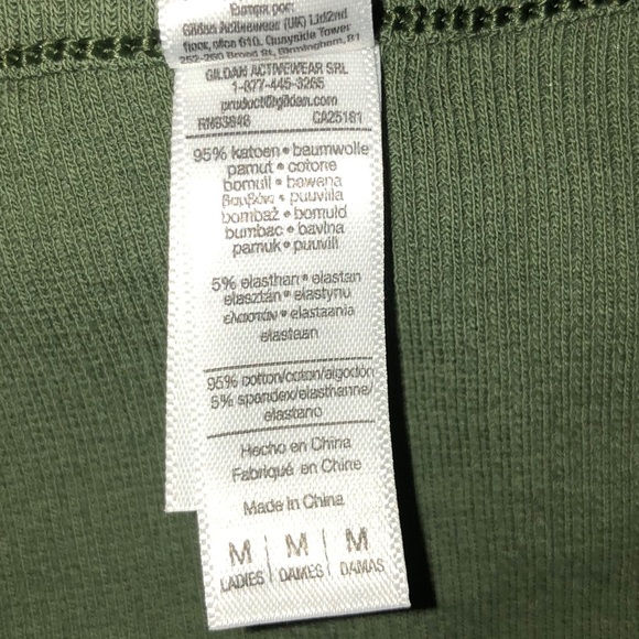 American Apparel khaki green fitted t-shirt Size M - Picture 5 of 7